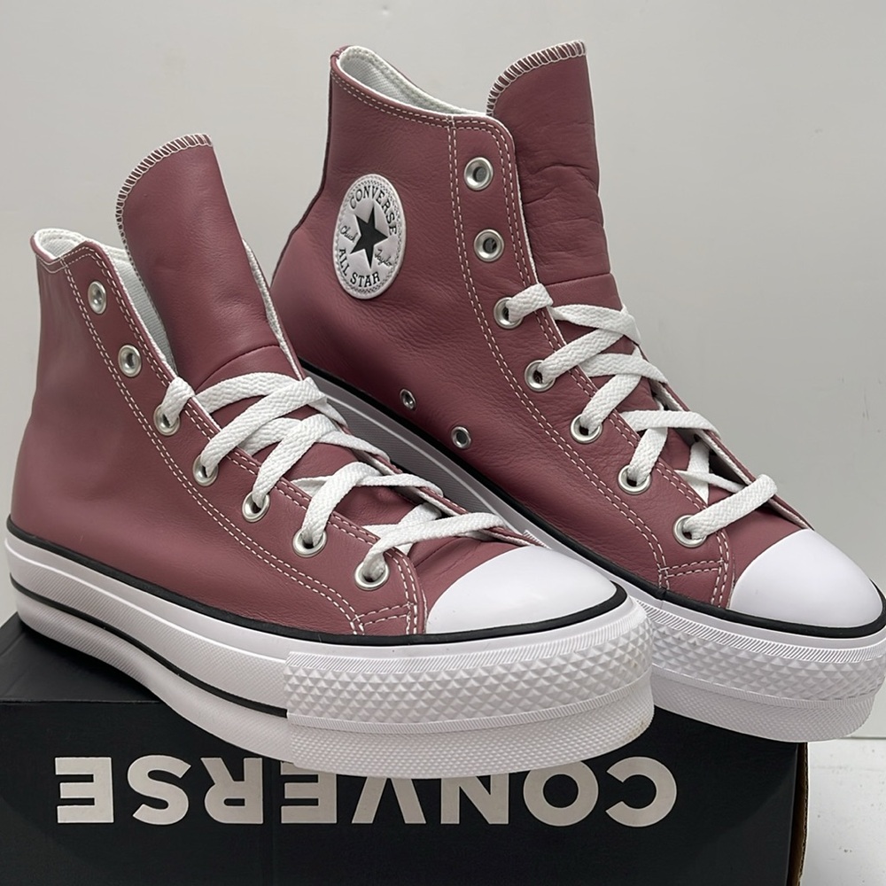 Converse WMNS CTAS LIFT HI
PINK AURA/WHITE/BLACK A07858C Platforms Sneakers - Picture 5 of 16